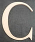 Wooden Alphabet Letter - A to Z